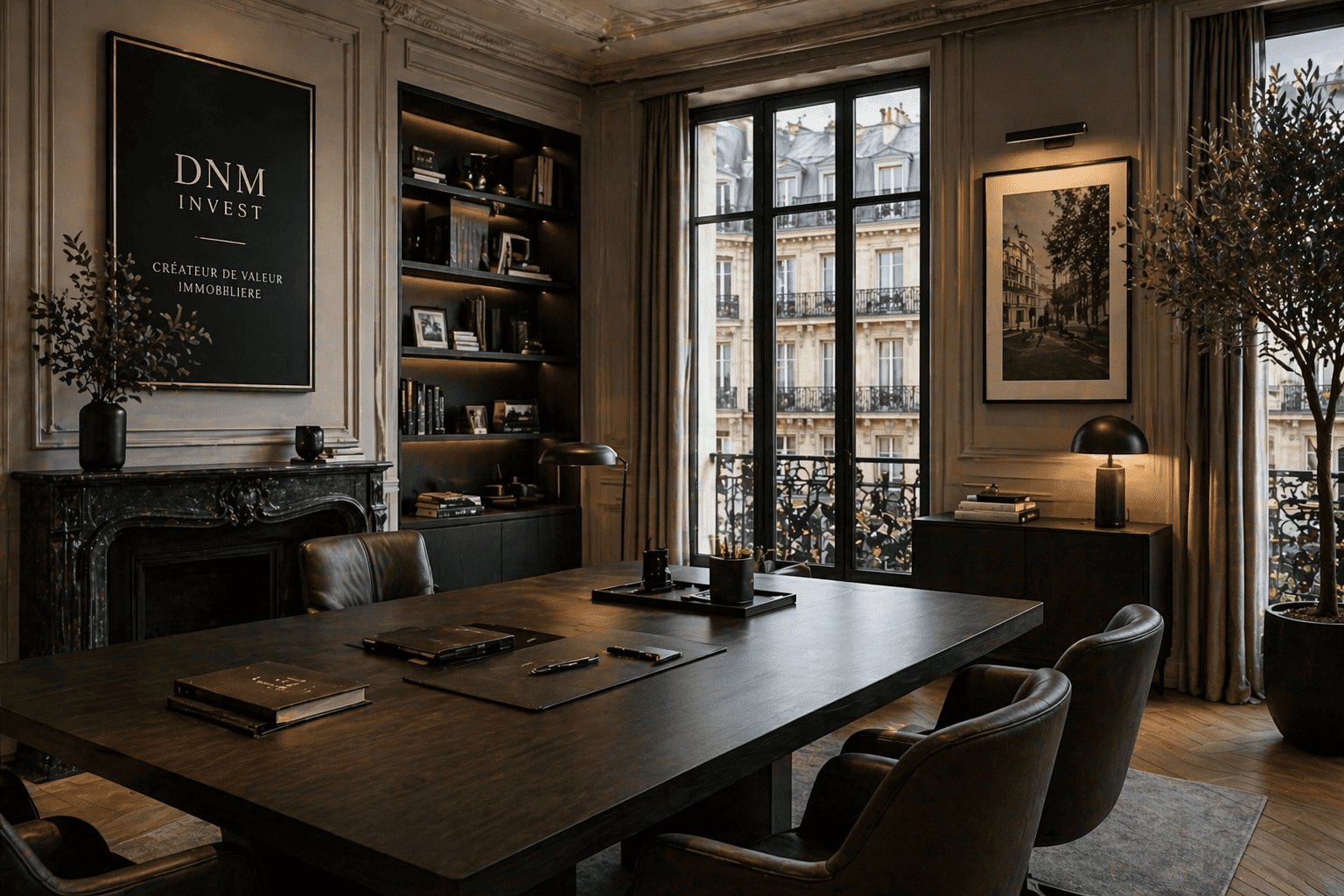 DNM Invest — bureau haussmannien parisien